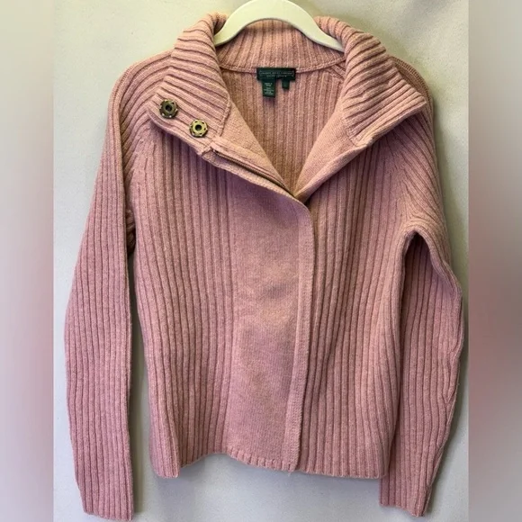 Lauren Jean Company Vtg Lambwool Heavyweight Knitted Sweater Women’s Size Large - Picture 1 of 13